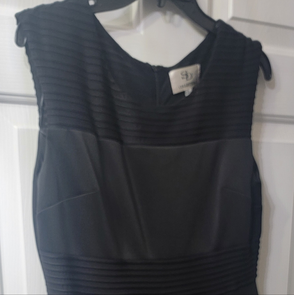 SD Collection Black Strapless Dress